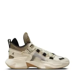 Image of Jordan Jordan Why Not .5, Coconut Milk/Black-Khaki-Rattan, size: 9, Male, Basketball Performance Low, DC3637-102