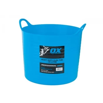 Image of Ox Tools Ox Pro Heavy Duty Flexi Tub - 20 Litre