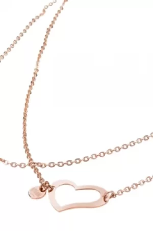 image of Storm Heart Necklace Rose Gold 9980566/RG