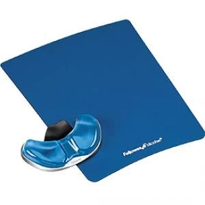 Fellowes Crystal Palm Support Blue 9180601