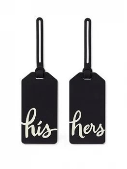 image of Kate Spade New York Kate Spade Off We Go Two Of A Kind Luggage Tag Set