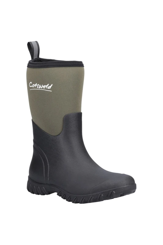 Image of Cotswold Womens Ashmead Neoprene Wellies Wellington Boots - UK 4 Green female GDE2810GRN4