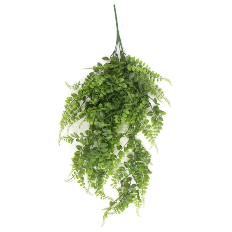 Image of N/A Hanging UV and Fire Resistant Artificial Green Pothos Plant 85cm