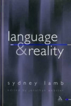 Image of Language and Reality by Sydney M Lamb and Jonathan Webster Book