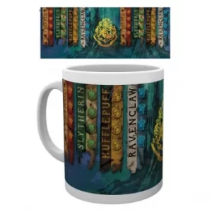 Image of Harry Potter House Flags Mug