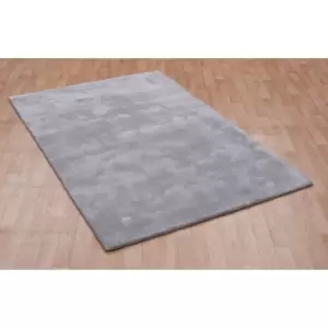 image of Aran Feather Grey 200cm x 300cm Rectangle - Grey