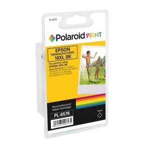 Image of Polaroid Epson Pen and Crossword 16XL Black Ink Cartridge