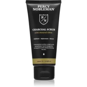 image of Percy Nobleman Charcoal Scrub Exfoliating Face Cleanser 3 in 1 100ml