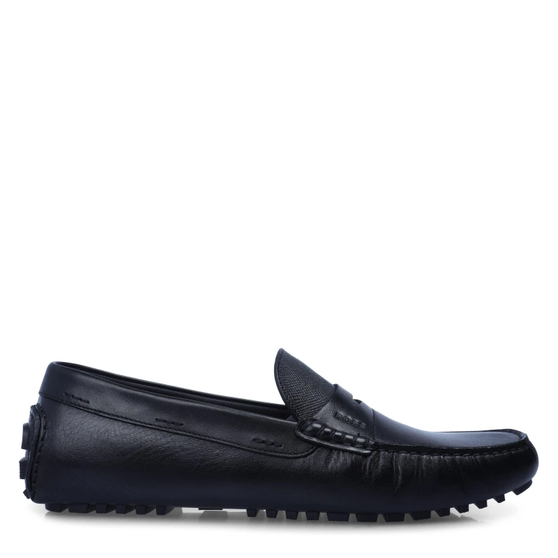 Image of Boss Mens Driver Mocc Classic Low-Top Trainers Black male 7 (41)