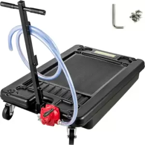 Image of 17 Gallon Low Profile Oil Drain Pan Oil Drain Pan For Truck Car With 8' Hose