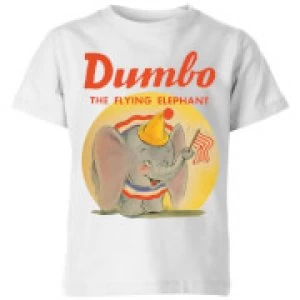 image of Dumbo Flying Elephant Kids T-Shirt - White - 11-12 Years