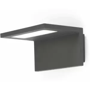 Image of Ele dark gray garden wall lamp