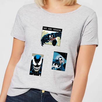 Image of Venom Collage Womens T-Shirt - Grey - XXL