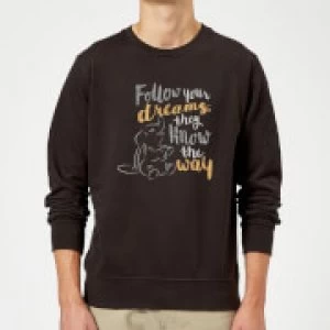 Image of Dumbo Follow Your Dreams Sweatshirt - Black - XXL
