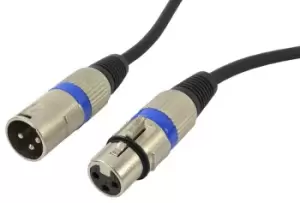 Image of Cobra Balanced XLR Mic Lead 1.5m Black