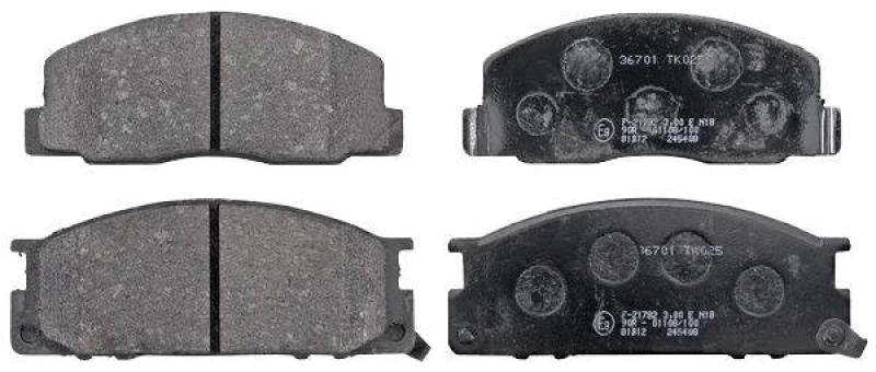 Image of A.B.S. 36701 Brake pad set without integrated wear sensor Brake Pad Set,disc brake (402)