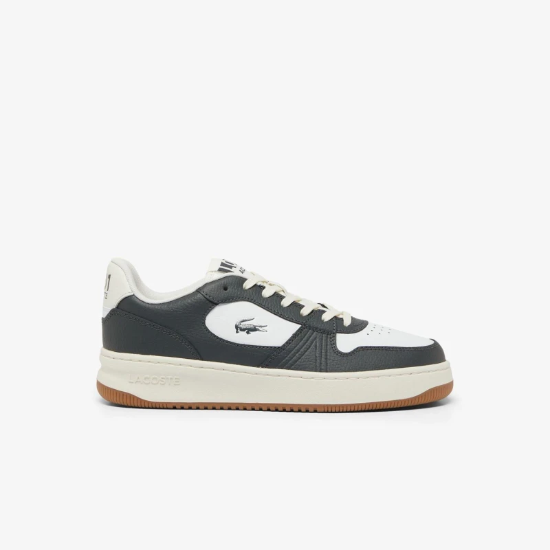 Image of Lacoste L001 Set Leather Trainers Grey male UK 8