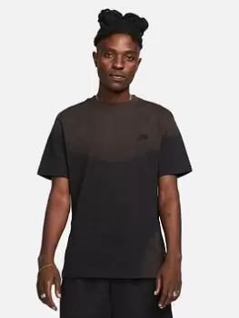 Image of Nike Nsw Essential + T-Shirt - Black/Brown, Black, Size L, Women