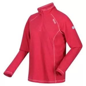 image of Regatta Womens Montes Half Zip Fleece - Pink Potion