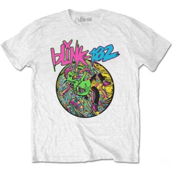 Image of Blink-182 - Overboard Event Unisex Large T-Shirt - White