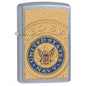 image of Zippo U.S. Navy Street Chrome