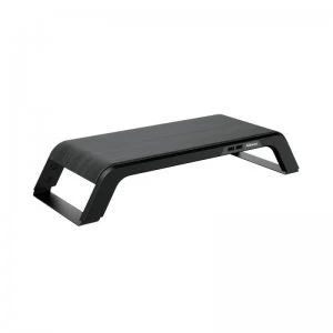 Image of Fellowes Hana Monitor Support 230V USB EU UK Metal Base Black 8060501
