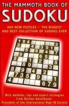 Image of The mammoth book of sudoku by Nathan Haselbauer