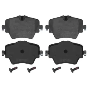 Image of Brake Pad Set 16908 by Febi Bilstein front axle