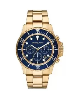 Image of Michael Kors Everest Mens Traditional Watches Stainless Steel