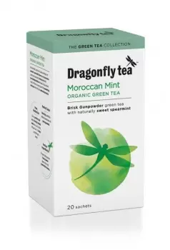 Image of Dragonfly Organic Moroccan Mint Green Tea 20 Sachets