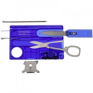 image of Victorinox SwissCard Lite 0.7322.T2 Pocket toolkit No. of functions 13 Sapphire (transparent)