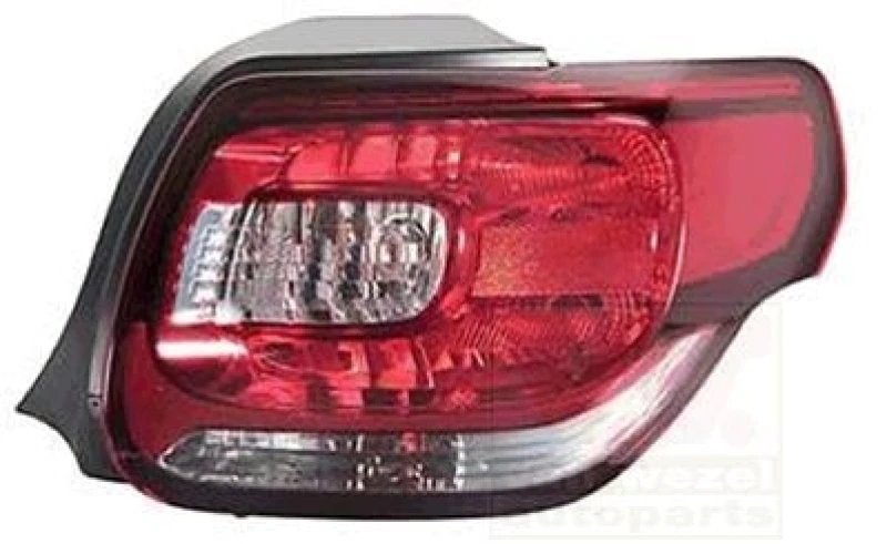 Image of VAN WEZEL 0952922 Rear light with bulb holder, Right Combination Rearlight (391)