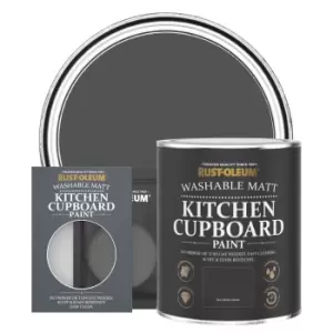 Image of Rust-Oleum Kitchen Cupboard Paint - GRAPHITE - 750ml