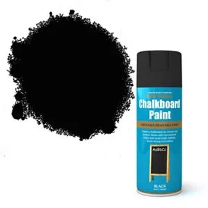 image of Rust-Oleum Black Chalkboard Spray Paint 400ml