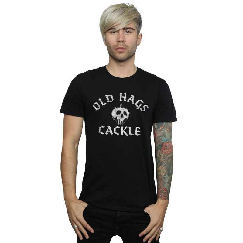 Image of Disney Men Snow White Old Hags T-Shirt in Black Size: Small Black S Male 5057972056585