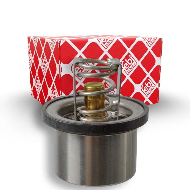 Image of FEBI BILSTEIN 170604 Engine thermostat Opening Temperature: 82°C, 73mm, with gasket/seal Thermostat,coolant (316)