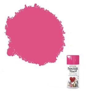 Image of Rust-Oleum Painter's touch Blossom pink Gloss Multi-surface Decorative spray Paint 150ml