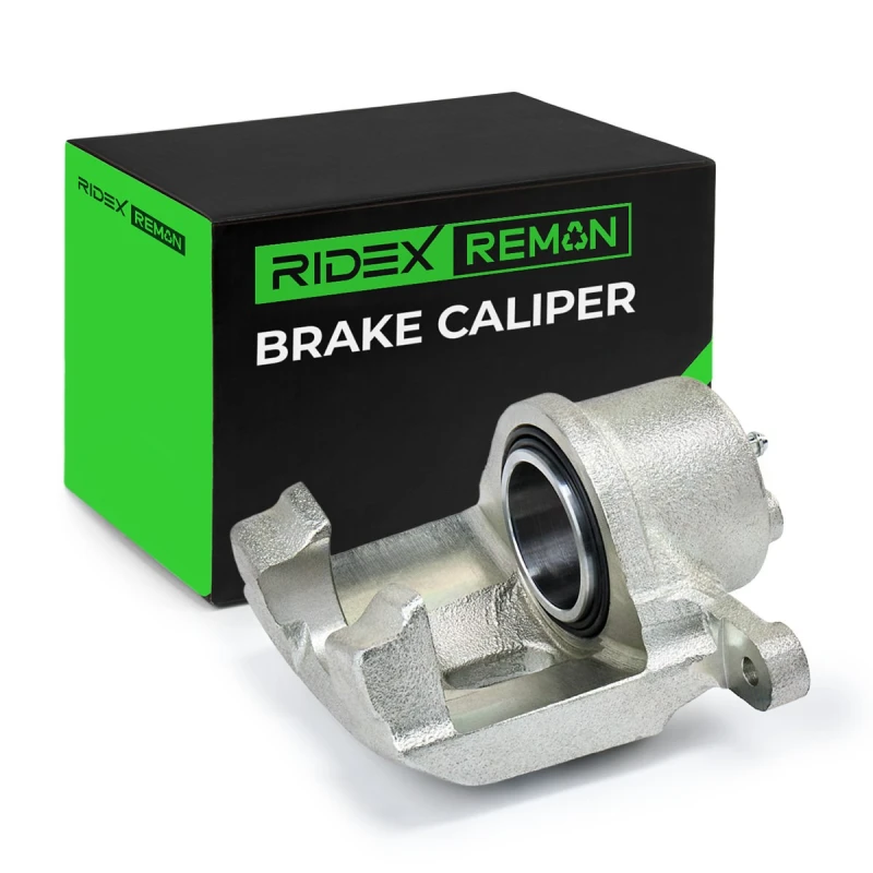 Image of RIDEX REMAN 78B2416R Brake caliper Front Axle Grey Cast Iron Brake Caliper (78)