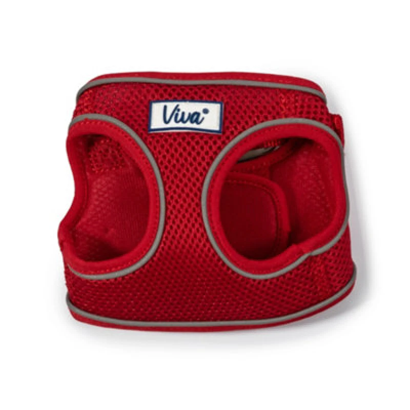Image of Ancol Viva Step In Comfortable Weatherproof Reflective Red Harness Pet Training Accessory 35 - 42Cm, Small