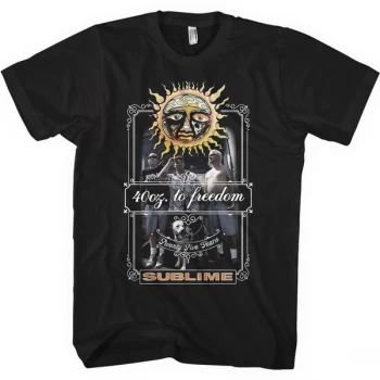 image of Sublime - 25 Years Unisex Large T-Shirt - Black