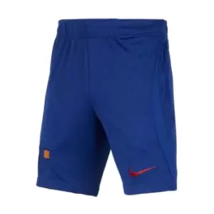 image of Nike Barcelona Strike Big Kids Nike Dri-FIT Knit Soccer Shorts - Blue