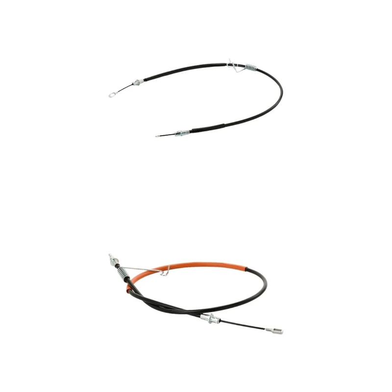 Image of RIDEX 124C1268 Brake Cable Left, 1266/1066mm Cable,parking brake (124)