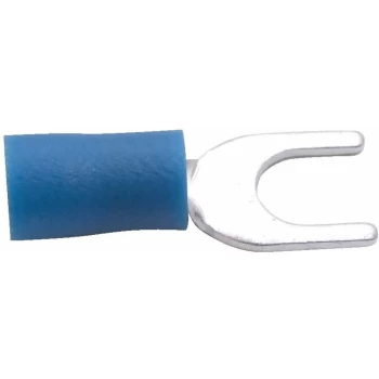 Image of 4.00MM Blue Fork Terminal (Pk-100) - Kennedy