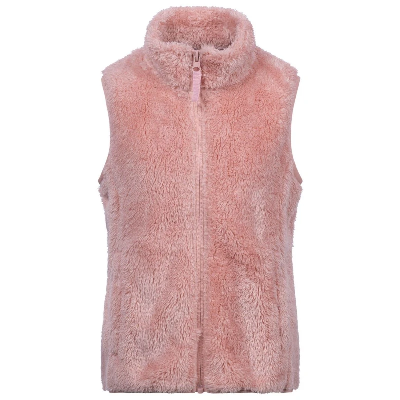 Image of Trespass Porru Fleece Gilet in Medium Beige Size: 3-4 Years Medium Beige Unisex 3-4 Years