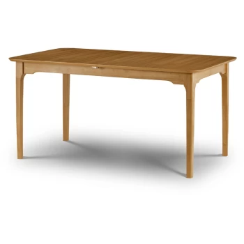 Image of Elnora - Shaker Style Extending Dining Room Table - Light Oak Finish