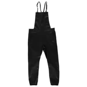 Image of G Star Raw Bronson Low Boyfriend Ladies Dungarees - Black