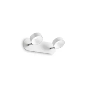 Image of Oby LED 2 Light Wall Light White