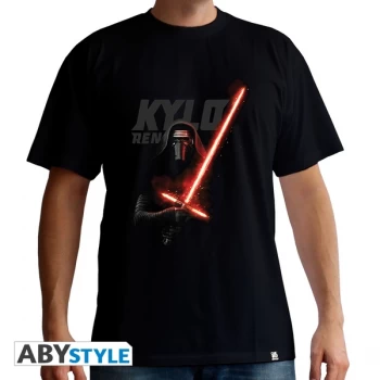 Image of Star Wars - Kylo Ren Mens Large T-Shirt - Black
