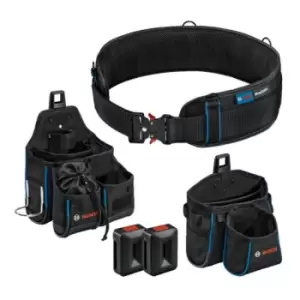 Image of Bosch ProClick Tool Belt 93 s/m + gwt 2 gwt 4 Tool Pouch + 2 x ProClick Holders