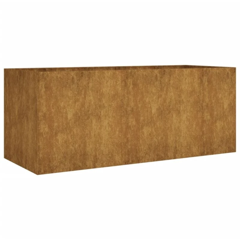 Image of vidaXL Garden Raised Bed 200x80x80cm Corten Steel, Brown 824539